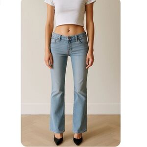Vintage Y2K Levi’s 518 Super Low Rise Stretch Bootcut Jeans Size 30